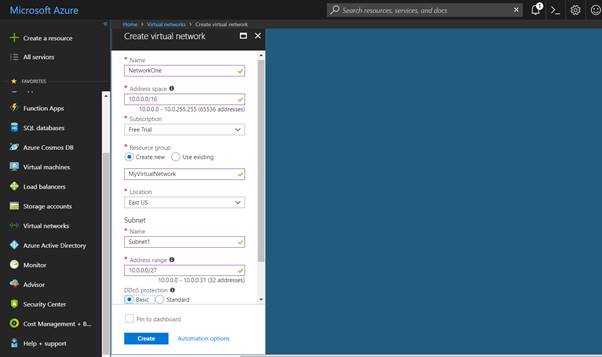 Create A Virtual Network In Azure-02